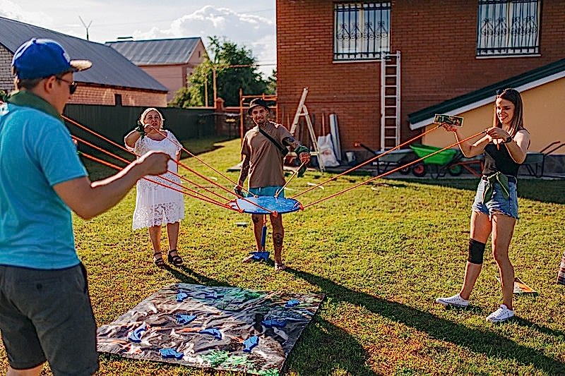 Коллектив компании отмечает День строителя в Алматы